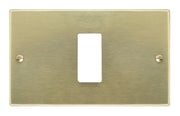 Feb Elettrica PLACCA IN ALLUMINIO  col. Champagne 1 posto 50.00 pz