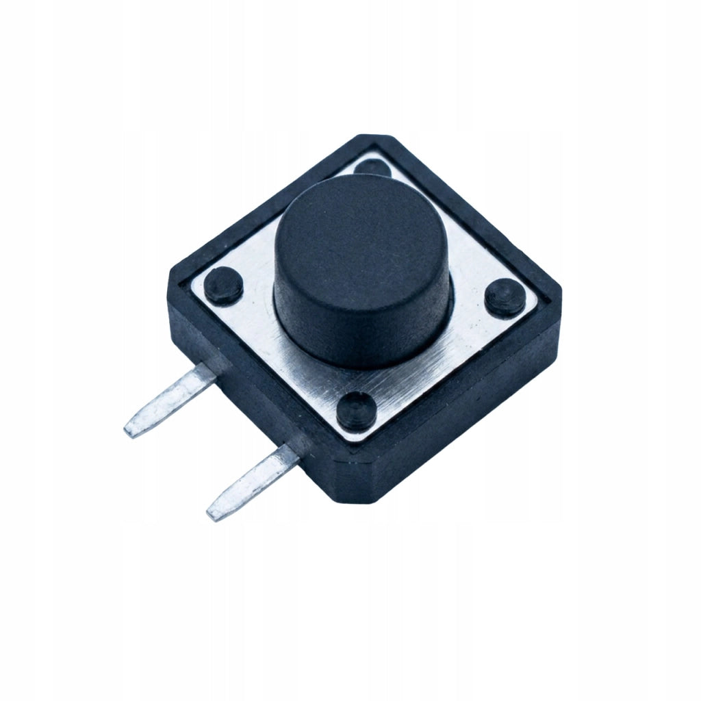 Interruttore Tattile 12x12 mm H=7 mm 2 Pin Orizzontale – Rosfix | Monostabile | Elettronica PCB | 2 Pezzi