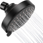 Douchekop 5-stand, alta pressione, per un'esperienza rilassante sotto la doccia, 10,2 cm, produce una potente getto, anche con bassa pressione dell'acqua, finitura in ottone a cera di oliva.