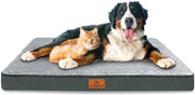 Letto per cani ortopedico per grandi cani - Impermeabile, copertura lavabile, imbottitura a forma di scatola di uova, respirante e antiscivolo