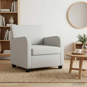 Poltrona Grigio Chiaro Velluto 42043451