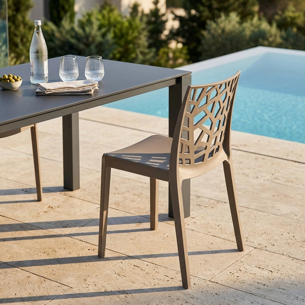 Sedia da Giardino in Polipropilene cm 55x47x82 - MATRIX