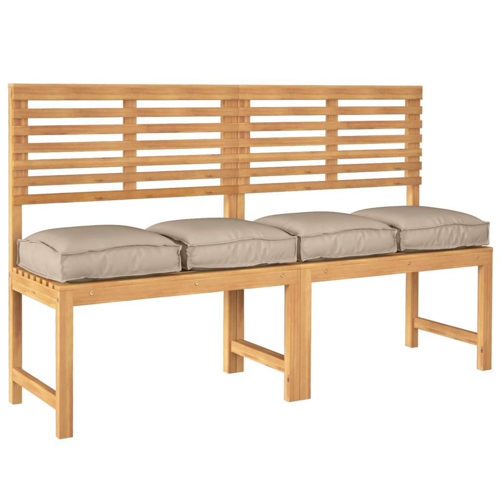 Cuscini per pallet per seduta 4 pezzi Tortora 40x40x8 cm Tessuto Oxford