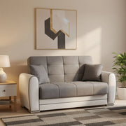Aloe, Divano Letto con Penisola Contenitore, 84x163 cm Nero