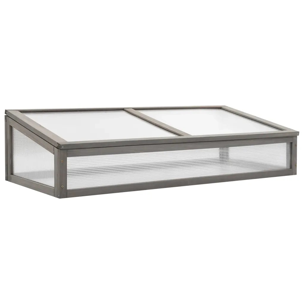 Aiuola Rialzata con Copertura Serra 110x54x120cm Abete Massello CFW6653005