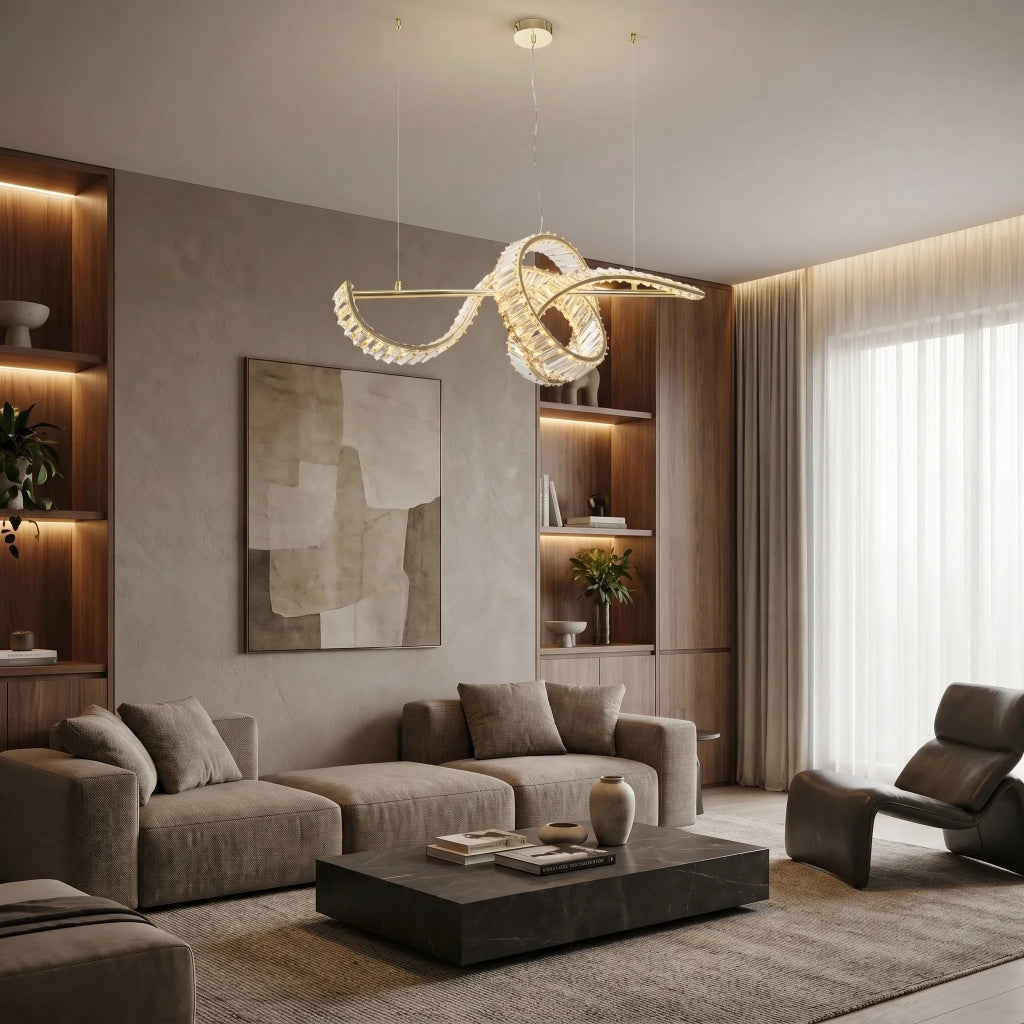 Lampada A Sospensione Da Soffitto Led Swe082-cp Gold