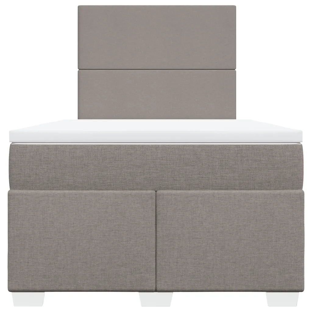 Giroletto a Molle con Materasso Tortora 120x190 cm in Tessuto 3292724