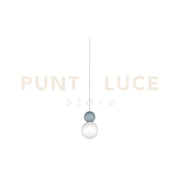 SOSPENSIONE 1 LUCE G9 BLU + VETRO BIANCO CON CAVO CM250 ROSONE DA ACQUISTARE SEPARATAMENTE