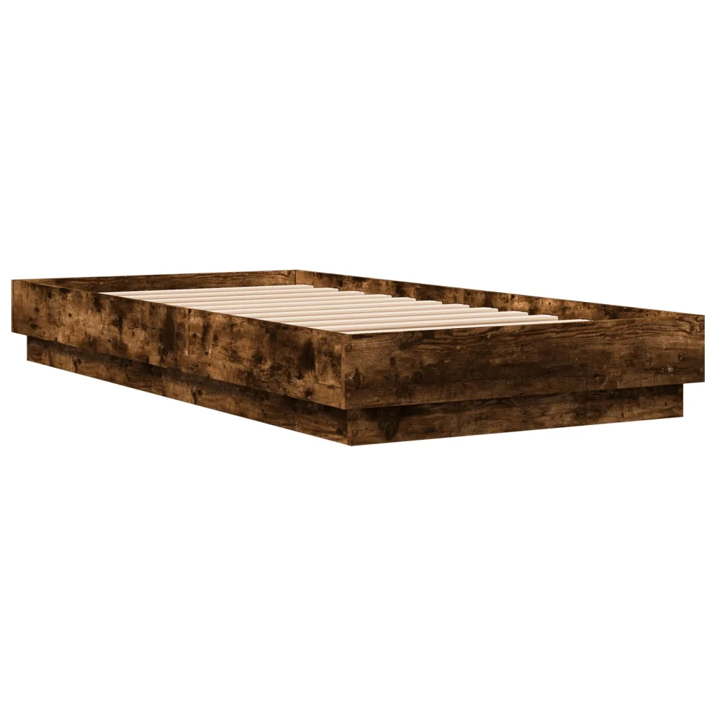 Giroletto senza Materasso Rovere Fumo 75x190 cm in Truciolato