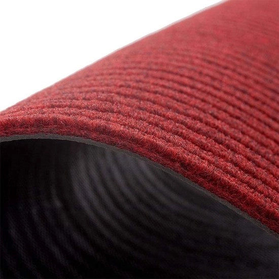 Lampo per corridoio 90 x 300 cm, Tappetino antislittamento per corridoio, Pannolino per corridoio, Mattonella d'ingresso, Tappetino per stanze, Corridoi, Zone di ingresso (Rosso scuro)