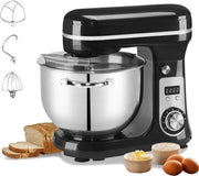 Mistura Cucina - Macchina Impastatrice - Macchina Cucina - Impastatrice - Macchina a Impastare - 6L - 4Kg - 1200W - Acciaio Inox - Nero