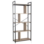 Libreria Hamilton Con Scomparti Sfalsati Dimensione 74x30x170 Cm