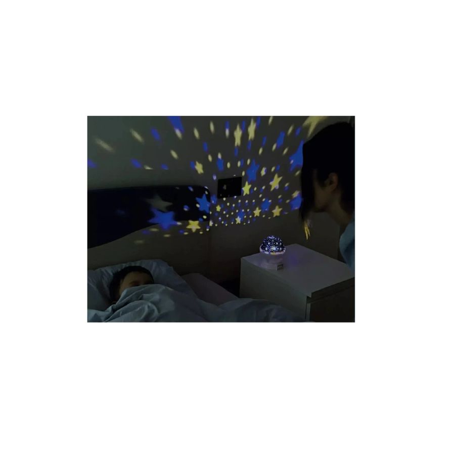 LAMPADA LED PROIETTORE ROTANTE STELLA STELLINA DI EUROMARKETING