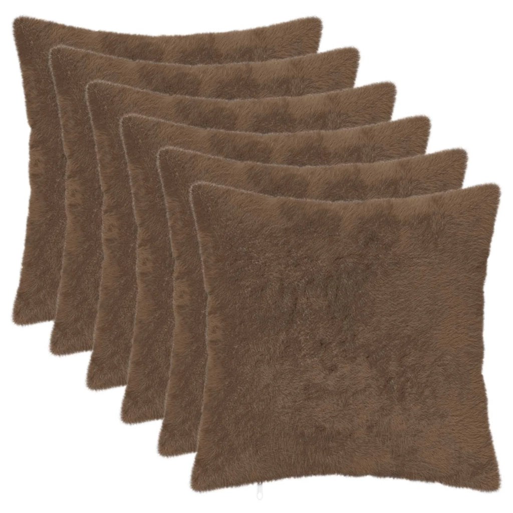 Federa 6 pz HEERLEN Marrone Chiaro 45 x 45 cm 910697