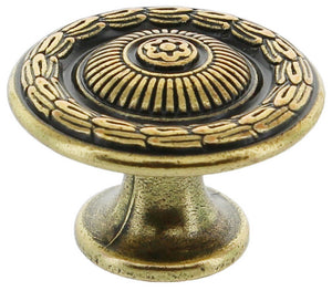 pomolo anticato art.24286z mm.30 oro valenza cod:ferx.32522