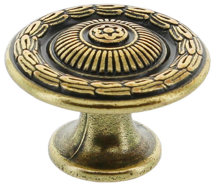 pomolo anticato art.24286z mm.30 oro valenza cod:ferx.32522