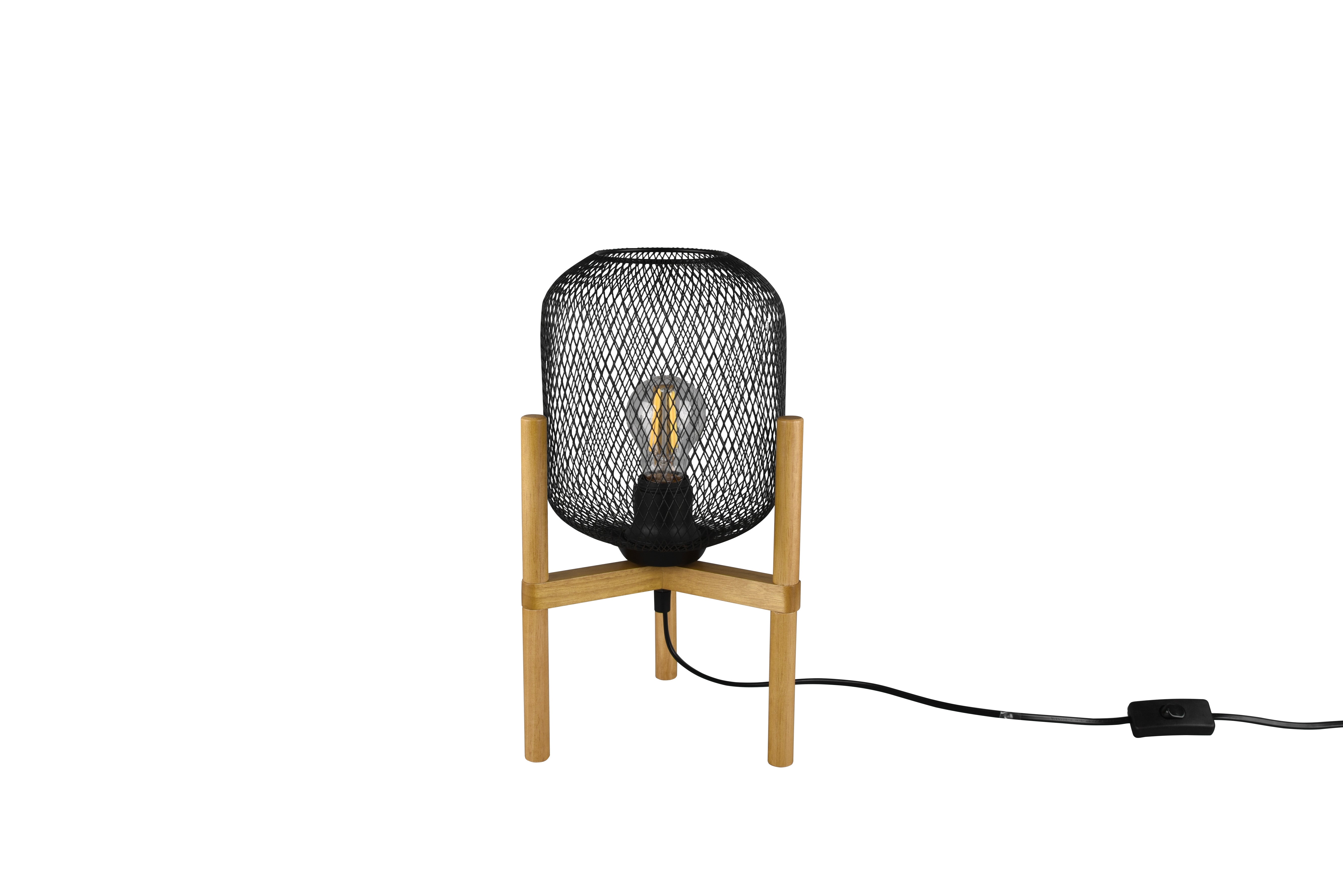 Lampada tavolo da Interno   in Metallo Nero Opaco