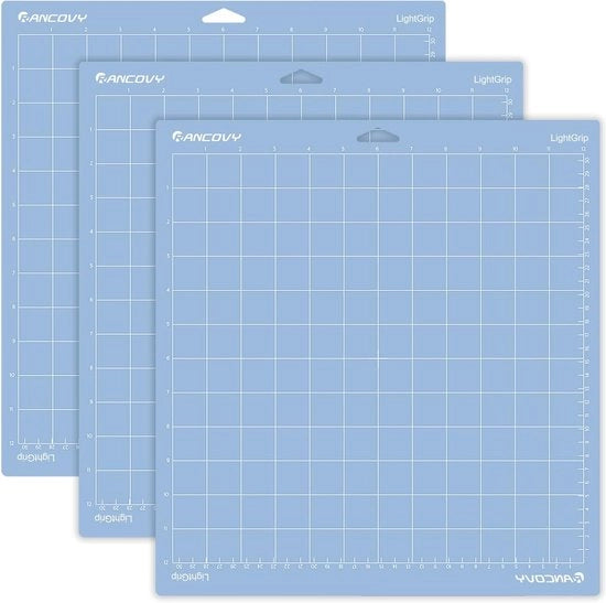 Matrice per cucito - Per taglio preciso - 3 pezzi - Blu - 12x12 pollici