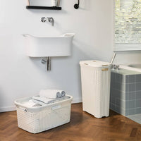 Curver Cesto Portabiancheria Style 45 L Bianco Vintage 443860