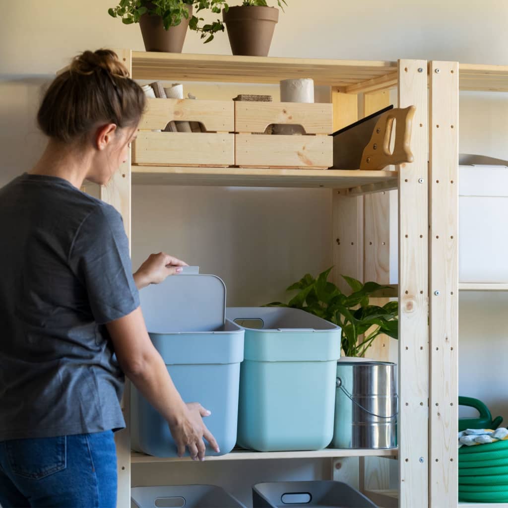 Curver Pattumiera Ready to Collect 20L Verde Menta 443846