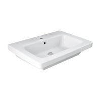 Lavabo serie resort rak ceramics con monoforo 65cm