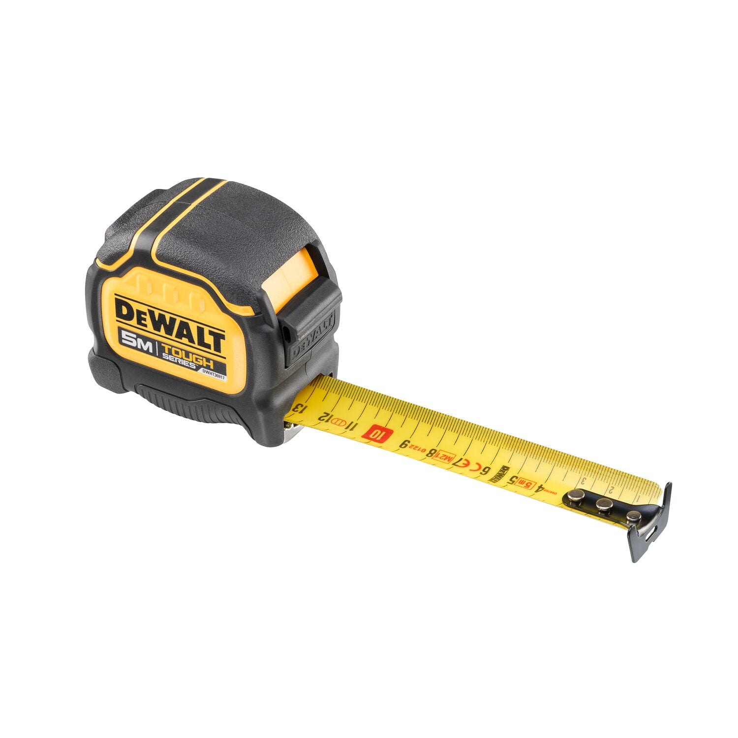 DeWalt Tough Tape 5 m – Flessometro a nastro 5 m x 32 mm – Custodia resistente