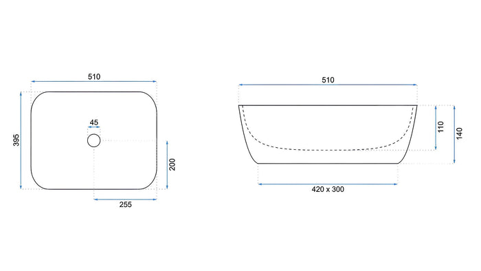 Lavabo Da Appoggio Rea Freja Travertine Matt