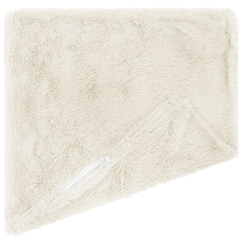 Cuscino con cuscino HEERLEN 6 pz Bianco Fleece PV 924809