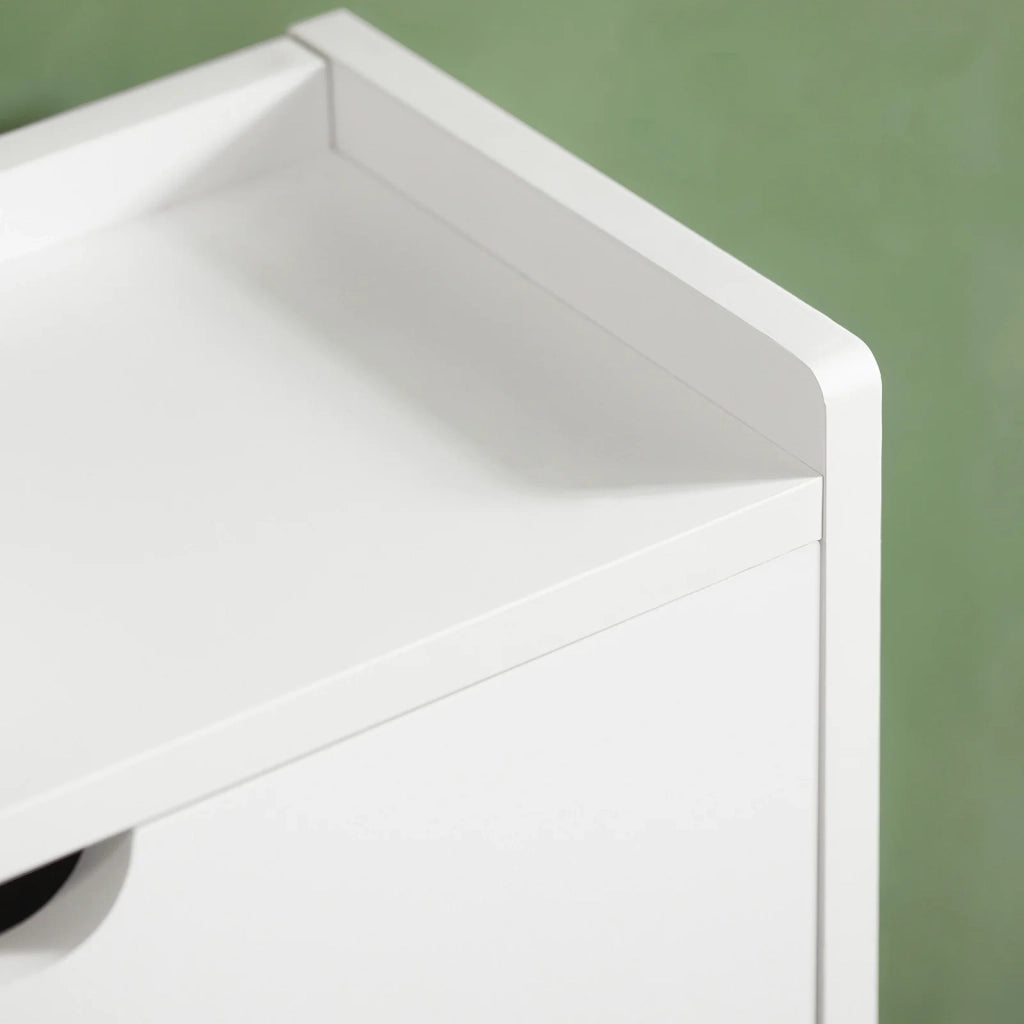 Scarpiera Slim da Ingresso con 4 ante e 4 scomparti Salvaspazio 100x19x91 cm Bianco FSR100-W