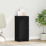 Credenza Rovere Nero 30 x 30 x 70 cm Legno multistrato 862098