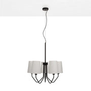 Lampadario 5L ALVAR nero