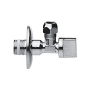 Rubinetto a sfera con guarnizione in ptfe e rosetta 1/2x10