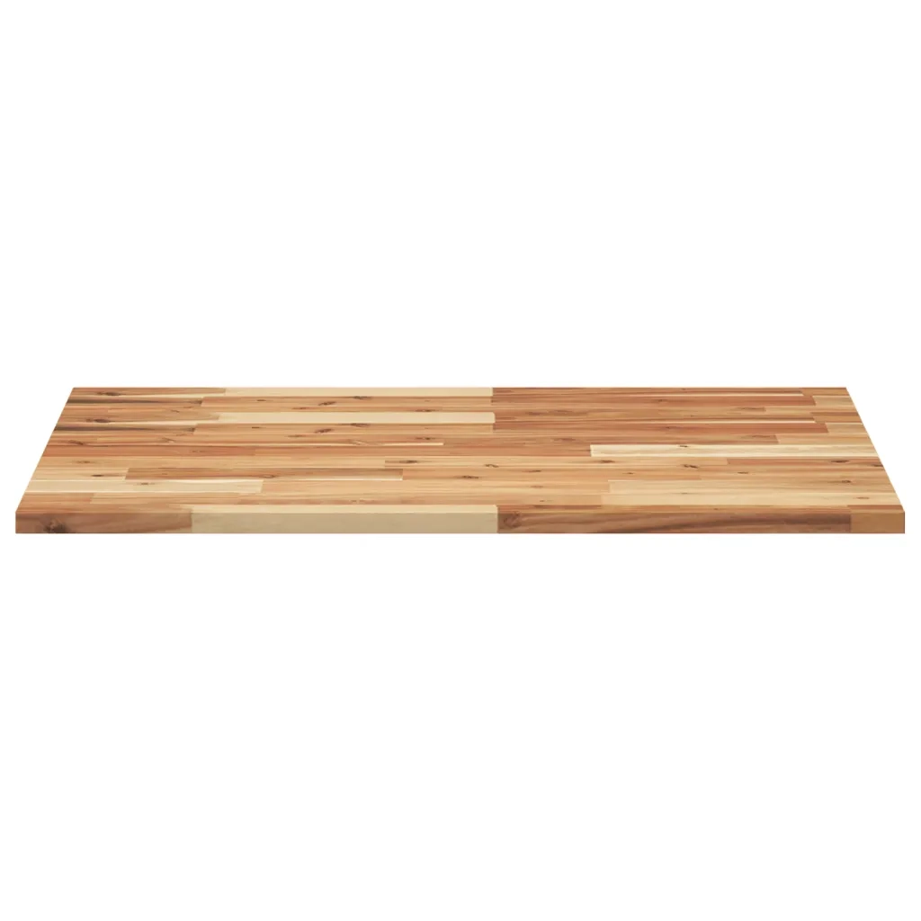 vidaXL Piano da Bagno Finitura a Olio 100x60x2 cm in Legno di Acacia