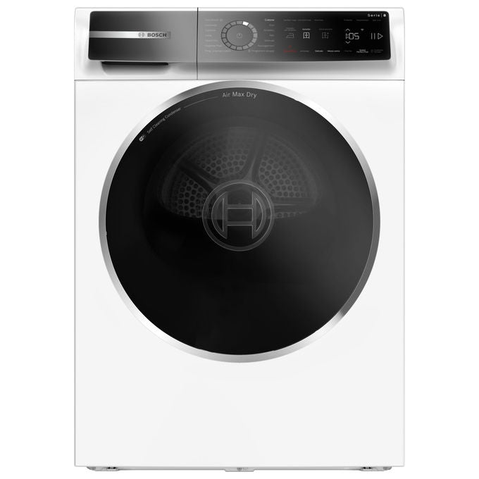Bosch, Asciugatrice a Pompa di Calore, 9 kg, Serie 8 WRB247C0IT, Bianco