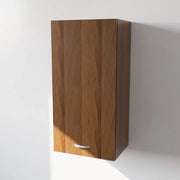 Pensile Cucina  in Legno Nobilitato Noce Mobile Alto con 1 Anta, Pensile Componibile Moderno Made in Italy (H90XL45XP32cm)