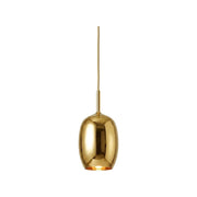Vetro Borosilicato Contemporaneo Rain Oro Specchiato D17 Senza Rosone