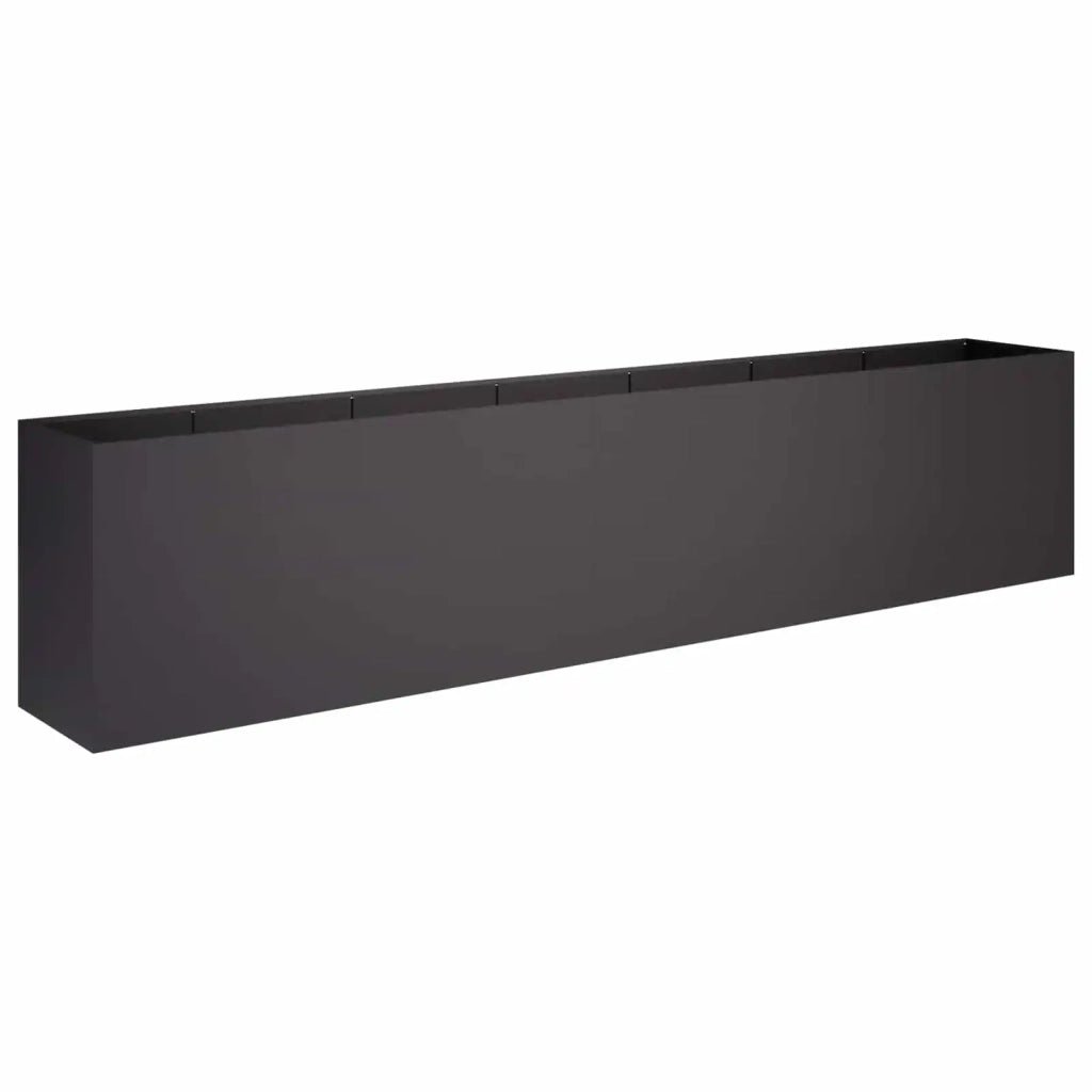 Vaso da giardino Nero 280 x 40 x 60 cm 8005904