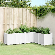 Fioriera da Giardino Bianca 160x120x53 cm in PPcod mxl 114093