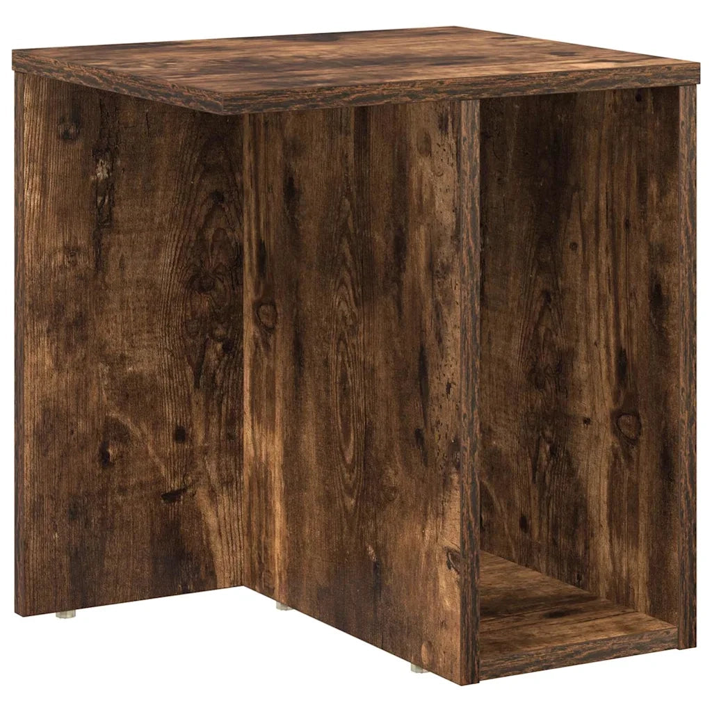 Tavolino Rovere fumé 37 x 32 x 40 cm Legno multistrato