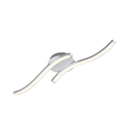 Applique Moderna Go Metallo Argento Led Integrato 12W 3000K