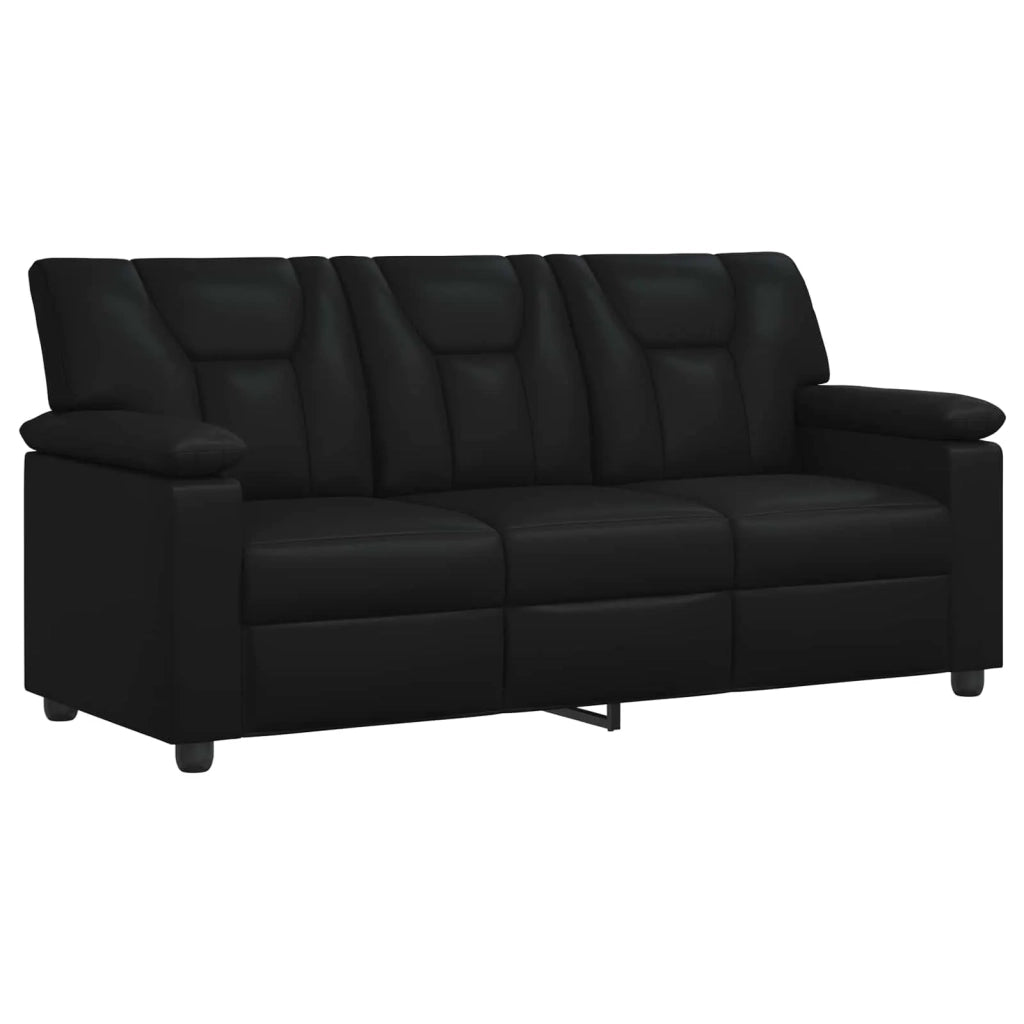 Set di divani 3 pcs Nero Similpelle 3430550