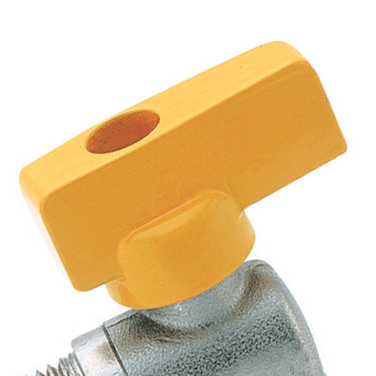 Rubinetto a sfera a squadra con leva alluminio mf