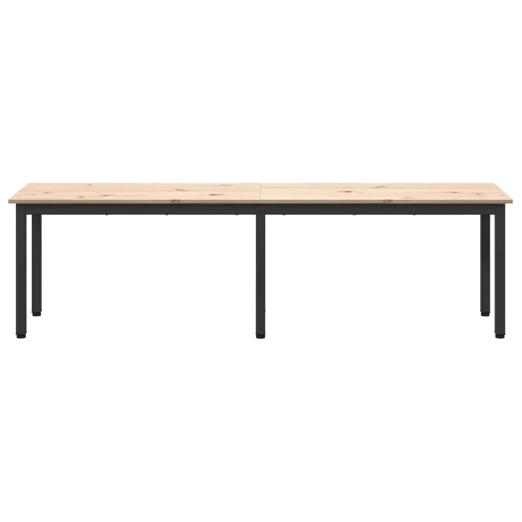 panchina Naturale 160 x 35 x 45 cm Pino massello
