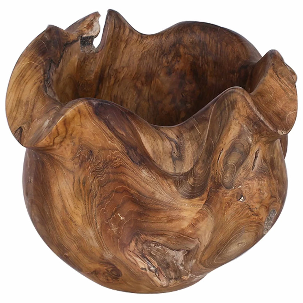 Portafrutta JEPARA Marrone Teak Ø 35 cm 42010345