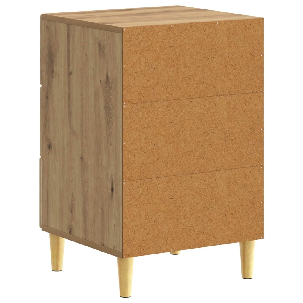 Comodino Rovere Artigianale 43 x 39,5 x 66,5 cm