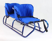 Slee per due bambini - 2-in-1 duoslee con schienali e materassi - metallo - supporti per gambe - confortevole