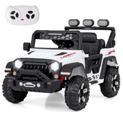 Auto elettrica 12V per bambini con telecomando connessione wireless porta USB, Macchina giocattolo Bianco-Macchinine giocattoli
