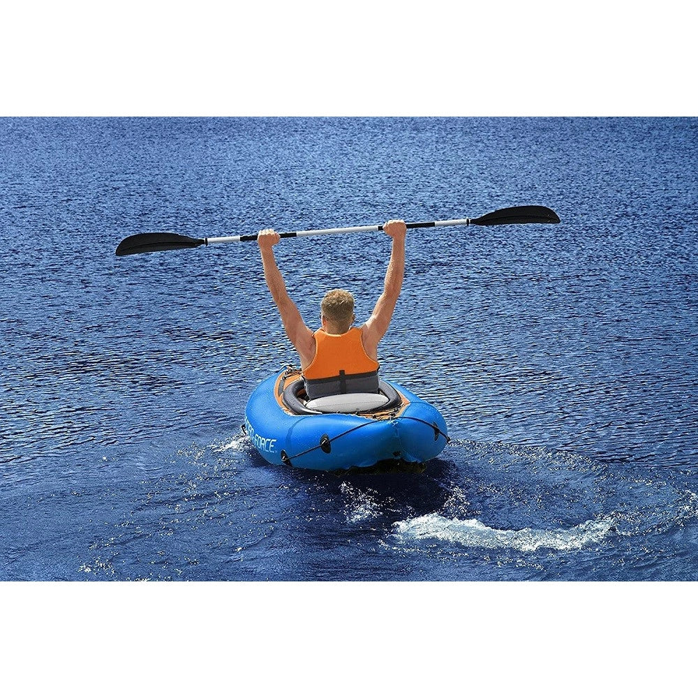 Trade Shop - Pagaia Regolabile In Alluminio 230cm Per Kayak Gommone Canotto Hydro-force 62174 -