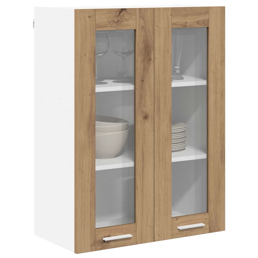Armadio pensile Riga Rovere artigianale 60 x 31 x 80 cm 884321