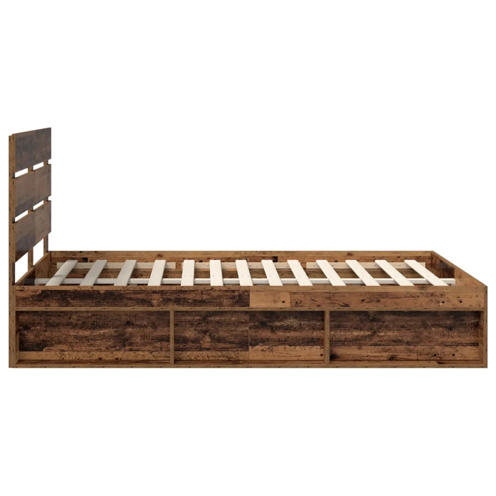 Struttura del letto Legno vecchio 150 x 200 cm Pino massello 3411734